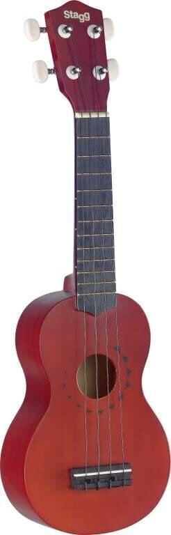 Sopraano ukulele + kotelo Stagg US10 TATTOO hinta ja tiedot | Kitarat | hobbyhall.fi
