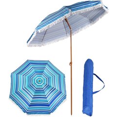 Royokamp rannan varjo, 210 cm, sininen hinta ja tiedot | Aurinkovarjot ja markiisit | hobbyhall.fi