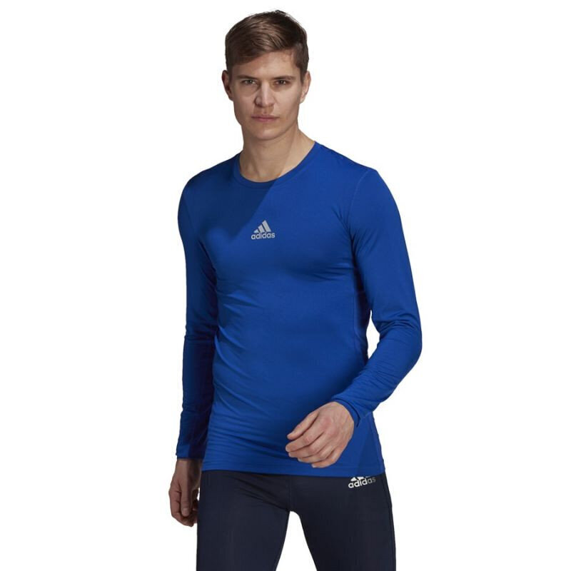 Adidas Techfit LS Top miesten t-paita M GU7335, sininen hinta ja tiedot | Miesten T-paidat | hobbyhall.fi