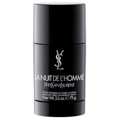 Stick-deodorantti Yves Saint Laurent La Nuit de L'Homme for Men 75 ml hinta ja tiedot | Miesten ihonhoito | hobbyhall.fi