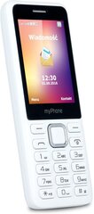 myPhone 6310 matkapuhelin valkoinen hinta ja tiedot | MyPhone Puhelimet, älylaitteet ja kamerat | hobbyhall.fi