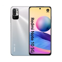 Xiaomi Redmi Note 10 5G älypuhelin 128GB Dual SIM Chrome Silver hinta ja tiedot | Matkapuhelimet | hobbyhall.fi