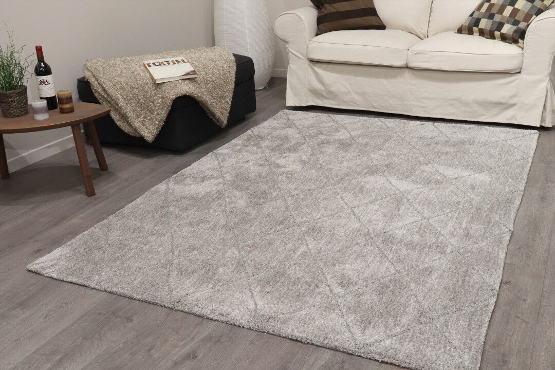 Vercai Rugs Jay -matto, harmaa, 155 x 220 cm hinta ja tiedot | Isot matot | hobbyhall.fi