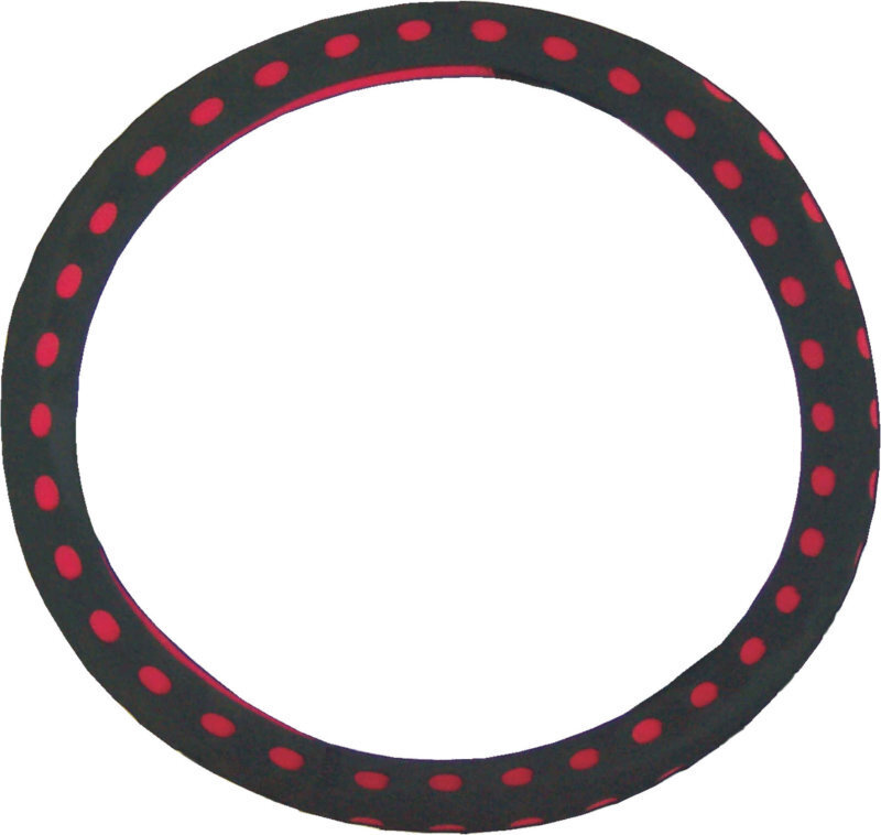 -Ratin suojus, musta/punainen, 370-390 mm hinta ja tiedot | Ratit ja ratinsuojukset | hobbyhall.fi