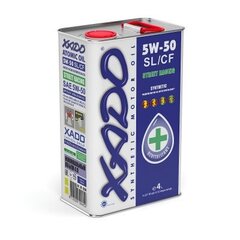 -Moottoriöljy XADO Atomic OIL 5W-50 SL/CF (4L) hinta ja tiedot | Moottoriöljyt | hobbyhall.fi