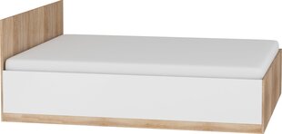 Sänky Maximus 160X200 cm, tammi/valkoinen. hinta ja tiedot | Sängyt | hobbyhall.fi