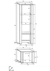 Hylly Notti 2D, tammi. hinta ja tiedot | Hyllyt | hobbyhall.fi