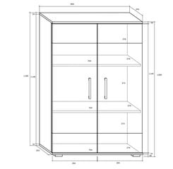 Hylly Solar, tammi. hinta ja tiedot | Hyllyt | hobbyhall.fi