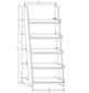 Lattiahylly Rack 80, valkoinen I. hinta ja tiedot | Hyllyt | hobbyhall.fi