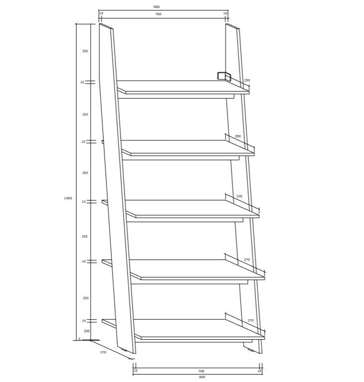 Lattiahylly Rack 80, valkoinen. hinta ja tiedot | Hyllyt | hobbyhall.fi