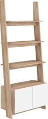 Lattiahylly Rack 80-1D, vaalea tammi / valkoinen. hinta ja tiedot | Hyllyt | hobbyhall.fi