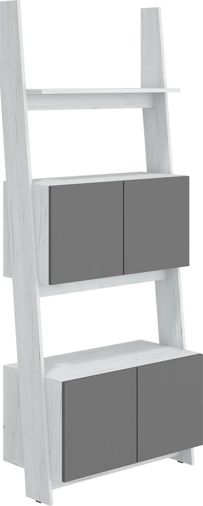 Lattiahylly Rack 80-2D, valkoinen/harmaa. hinta ja tiedot | Hyllyt | hobbyhall.fi