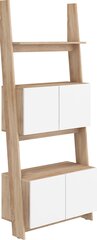 Lattiahylly Rack 80-2D, vaalea tammi / valkoinen. hinta ja tiedot | Hyllyt | hobbyhall.fi