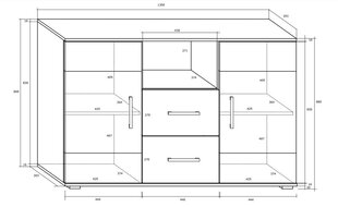 Lipastot Solar, tammi. hinta ja tiedot | Lipastot | hobbyhall.fi