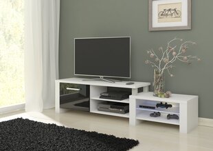 TV-pöytä Orion, valkoinen/musta. hinta ja tiedot | TV-tasot | hobbyhall.fi