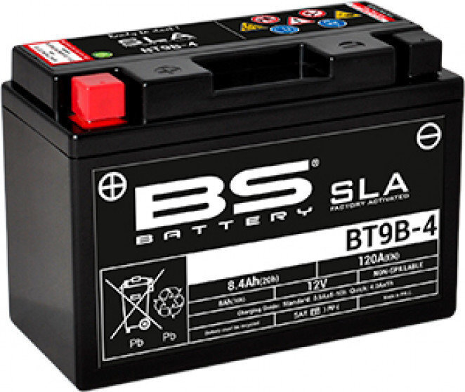 Akku BS Akku BT9B 4 12V 8.4Ah hinta ja tiedot | Moottoripyörien akut | hobbyhall.fi