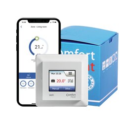 Comfort Heat WiFi termostaatti, valkoinen hinta ja tiedot | Lattialämmitys | hobbyhall.fi