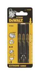 Pistosahan terä Dewalt EXTREME Ø 82,6mm - DT2081-QZ, 3 kpl hinta ja tiedot | Käsityökalut | hobbyhall.fi