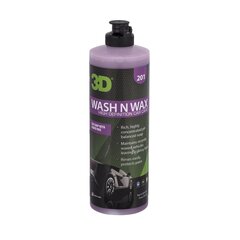 3D WASH N WAX - auton shampoo vahalla (16OZ). hinta ja tiedot | 3D products Autokemikaalit ja ilmanraikastimet | hobbyhall.fi
