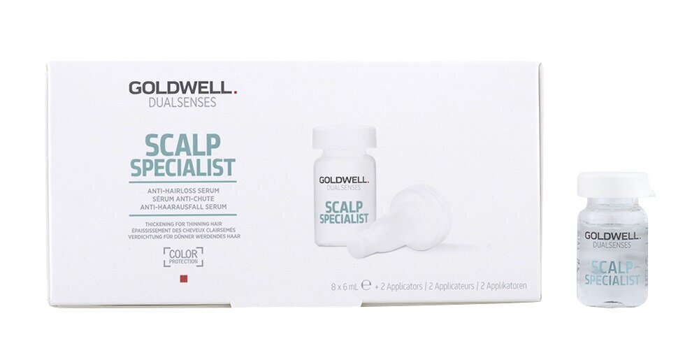 Ampullit hiustenlähtöä vastaan Goldwell Dualsenses Scalp Specialist 8 x 6 ml hinta ja tiedot | Naamiot, öljyt ja seerumit | hobbyhall.fi