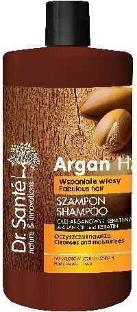 Shampoo vaurioituneille hiuksille Dr. Sante Argan Hair, 1000 ml hinta ja tiedot | Shampoot | hobbyhall.fi