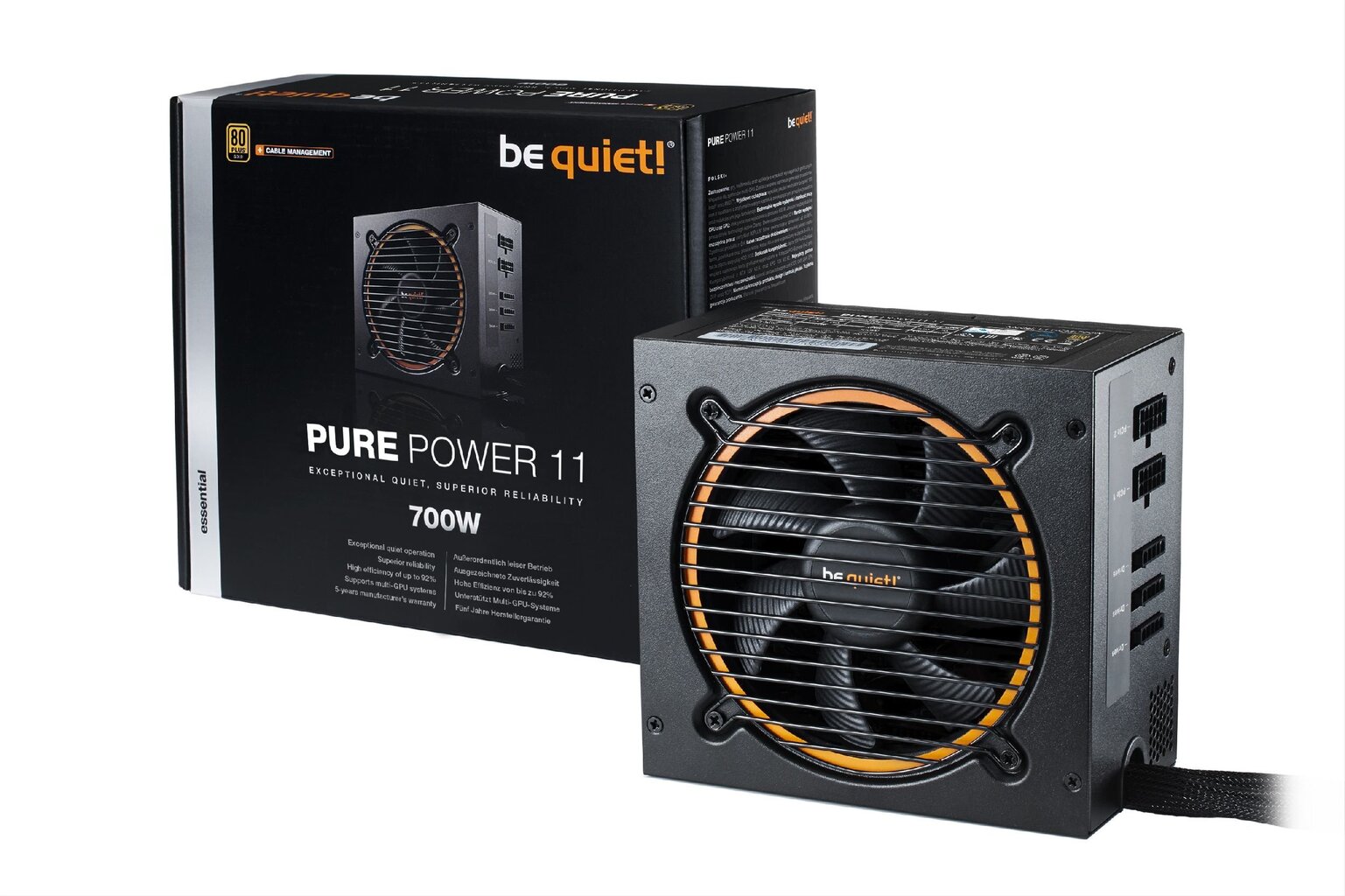 Be Quiet! Pure Power 11 700W hinta ja tiedot | Virtalähteet | hobbyhall.fi