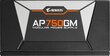 Gigabyte GP-AP750GM hinta ja tiedot | Virtalähteet | hobbyhall.fi