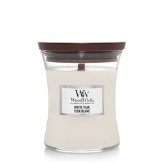 WoodWick Tuoksukynttilä White Teak, 275 g hinta ja tiedot | WoodWick Sisustus | hobbyhall.fi