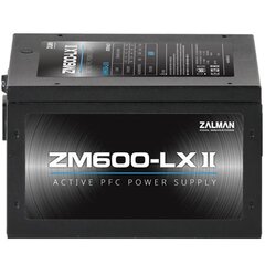 Zalman ZALMAN ZM600-LXII 600W aktiivinen PFC EU hinta ja tiedot | Zalman Tietokoneen komponentit | hobbyhall.fi