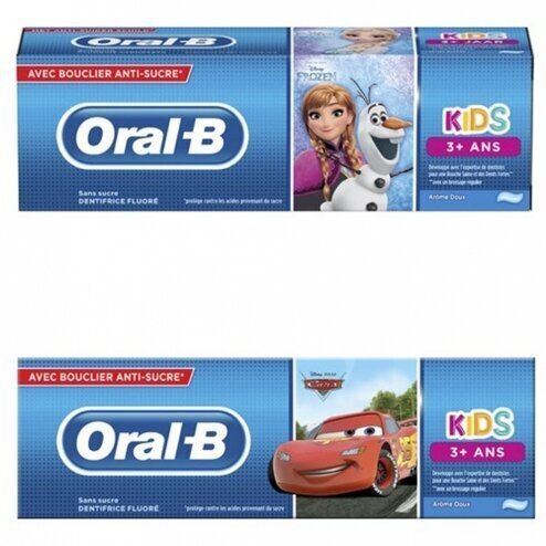 Hammastahna lapsille Oral B Frozen Cars, 3+ vuotta, 75 ml hinta ja tiedot | Suuhygienia | hobbyhall.fi