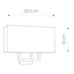 Nowodvorski Lighting seinävalaisin Hotel II 9304 hinta ja tiedot | Seinävalaisimet | hobbyhall.fi