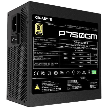 Gigabyte GP-P750GM hinta ja tiedot | Virtalähteet | hobbyhall.fi