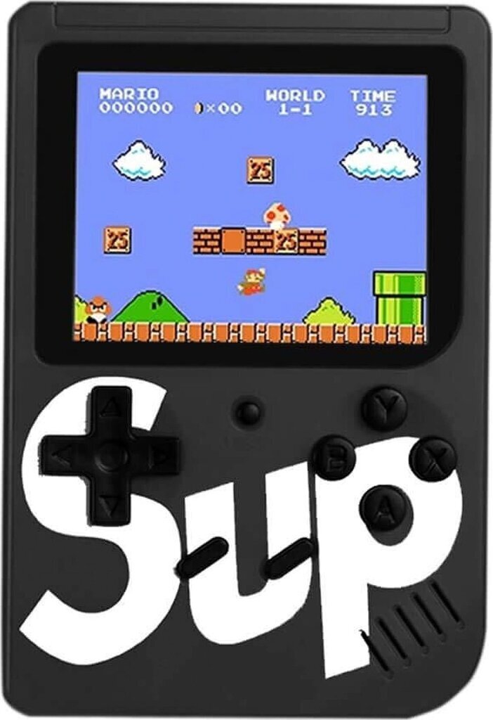 Pelikonsoli Riff Retro mini Sup Game (3" LCD), jossa 400 peliä, musta hinta ja tiedot | Pelikonsolit | hobbyhall.fi