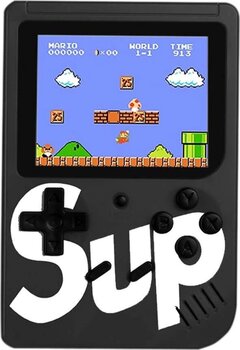 Pelikonsoli Riff Retro mini Sup Game (3" LCD), jossa 400 peliä, musta hinta ja tiedot | Pelikonsolit | hobbyhall.fi