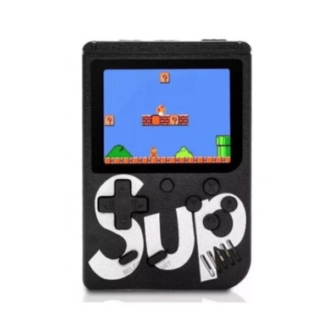 Pelikonsoli Riff Retro mini Sup Game (3" LCD), jossa 400 peliä, musta hinta ja tiedot | Pelikonsolit | hobbyhall.fi