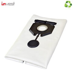 Invest Eco Synthetic Vacuum Cleaner bags for Karcher NT 30/1 Tact Te L NT 30/1 Ap Te L (5pcs.) replace 2.889-154.0 hinta ja tiedot | Pölynimureiden lisätarvikkeet | hobbyhall.fi