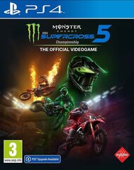 Monster Energy Supercross 5 Playstation 4 PS4 hinta ja tiedot | Tietokone- ja konsolipelit | hobbyhall.fi