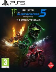 Monster Energy Supercross 5 Playstation 5 PS5 hinta ja tiedot | Tietokone- ja konsolipelit | hobbyhall.fi