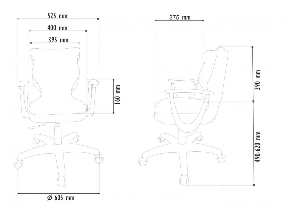 Ergonominen työtuoli Entelo Norm JS03, vaaleanharmaa hinta ja tiedot | Toimistotuolit | hobbyhall.fi