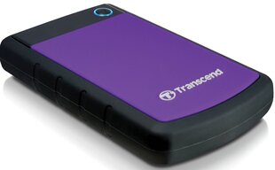 Transcend StoreJet 25H3 2TB 2,5" USB 3.0 hinta ja tiedot | Ulkoiset kovalevyt | hobbyhall.fi