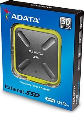 ADATA ASD700-1TU3-CYL hinta ja tiedot | Ulkoiset kovalevyt | hobbyhall.fi