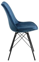2 tuolin sarja Eris, sininen/musta hinta ja tiedot | Ruokapöydän tuolit | hobbyhall.fi
