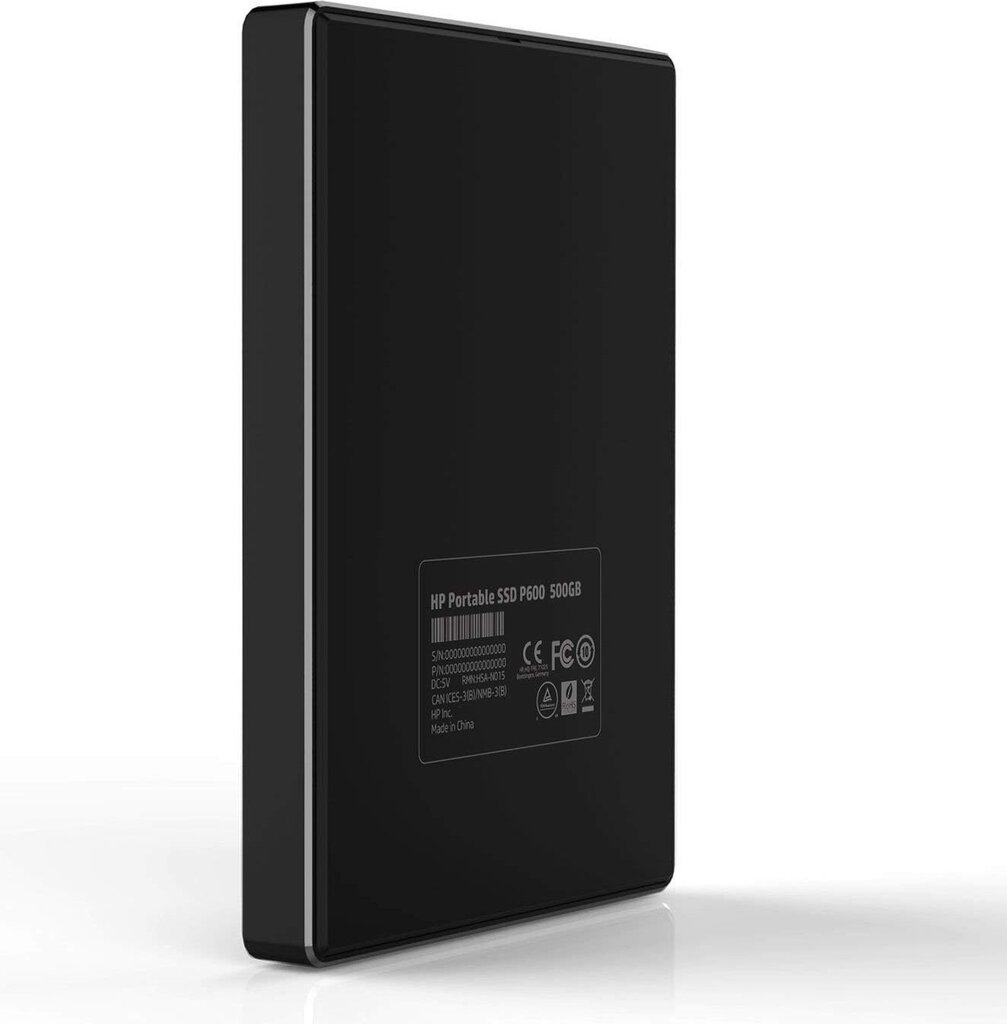 HP P600 500GB (3XJ07AA) hinta ja tiedot | Ulkoiset kovalevyt | hobbyhall.fi