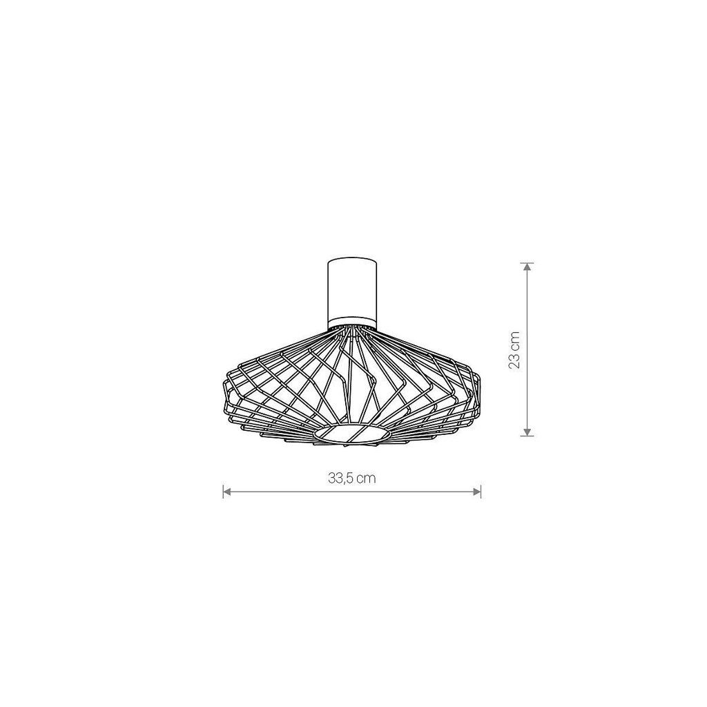 Nowodvorski Lighting valaisimen kupoli 8588, Cameleon Pico C, Musta/Messinki hinta ja tiedot | Riippuvalaisimet | hobbyhall.fi