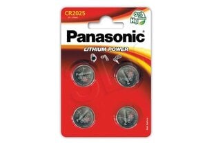 Panasonic akku CR2025 / 4B hinta ja tiedot | Paristot | hobbyhall.fi