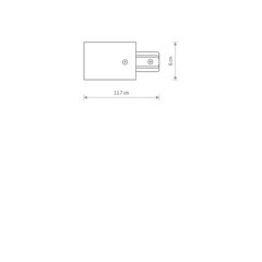 Telasuutin Nowodvorski Lighting Profile White 8972 hinta ja tiedot | Kiskovalaisimet ja valokiskot | hobbyhall.fi