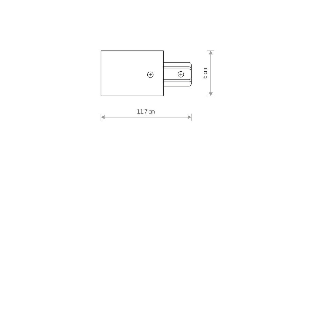 Telasuutin Nowodvorski Lighting Profile White 8972 hinta ja tiedot | Kiskovalaisimet ja valokiskot | hobbyhall.fi