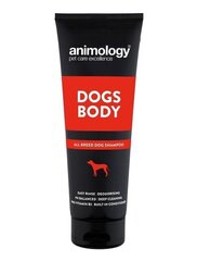 ANIMOLOGY SHAMPOON DOGS BODY 250ML hinta ja tiedot | Shampoot ja hoitoaineet lemmikeille | hobbyhall.fi