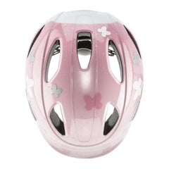 Lasten pyöräilykypärä Uvex Oyo Style Butterfly pinkki, valkoinen/pinkki hinta ja tiedot | Kypärät | hobbyhall.fi