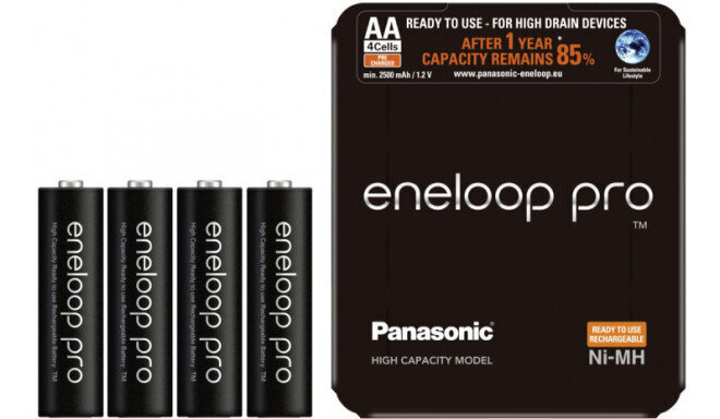 Akku Panasonic eneloop Pro AA 2500 4SP. hinta ja tiedot | Paristot | hobbyhall.fi